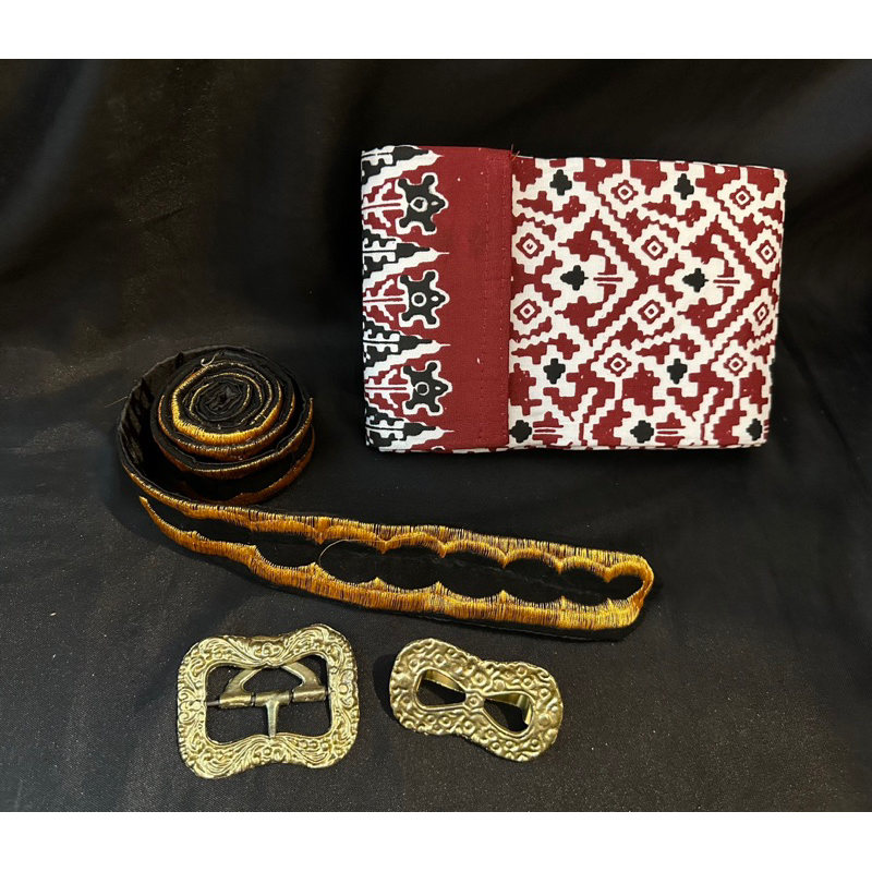 set sabuk lontong + timang + kamus