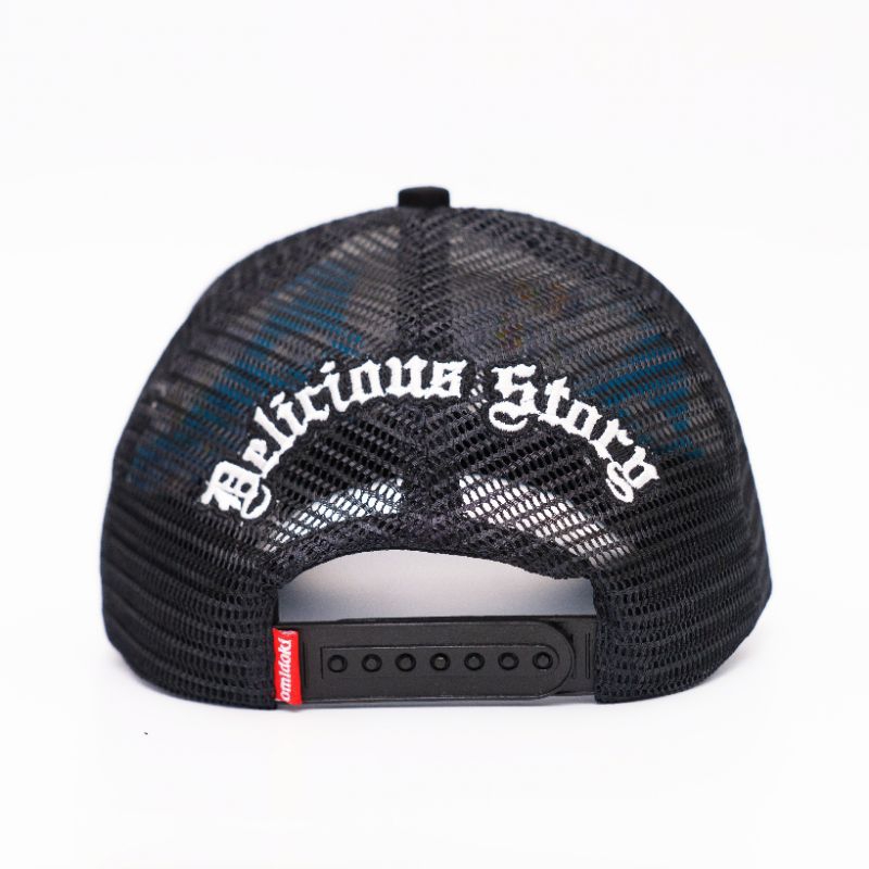 Topi Trucker Hat BW Omidoki Topi Jaring Pria Bordir