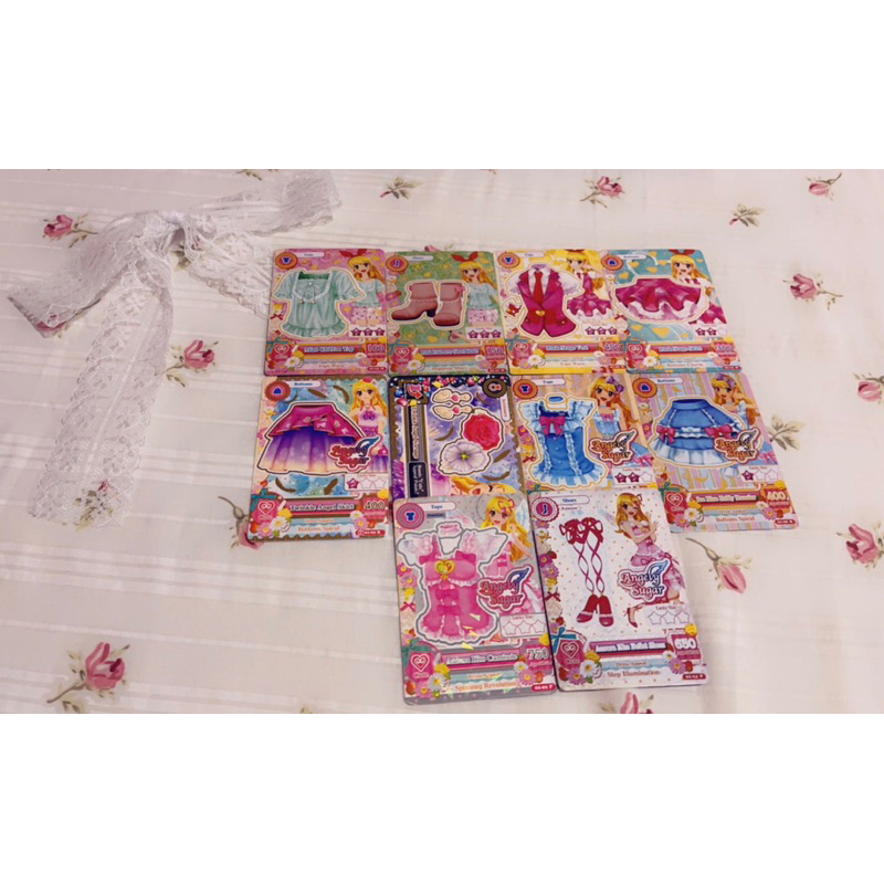 Aikatsu incomplete set Ice Blue/Aurora kiss /Twinkle Angel (Read description )