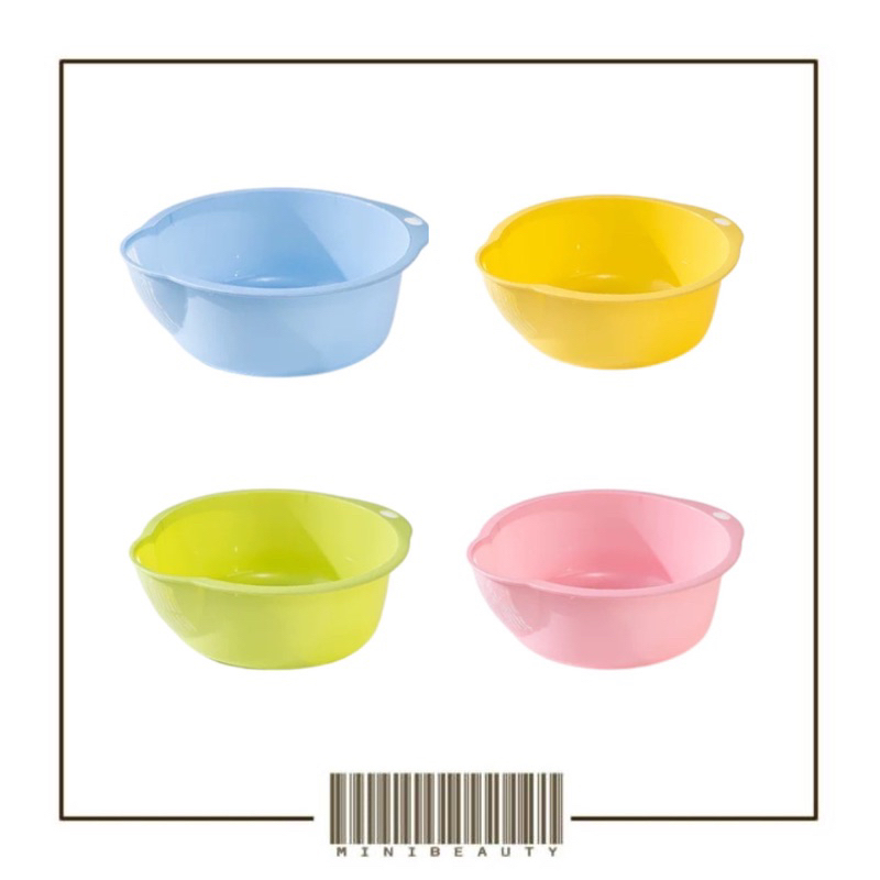 baskom cuci beras buah sayuran baskom serbaguna wadah pencuci beras keranjang tempat buah sayur saringan dapur