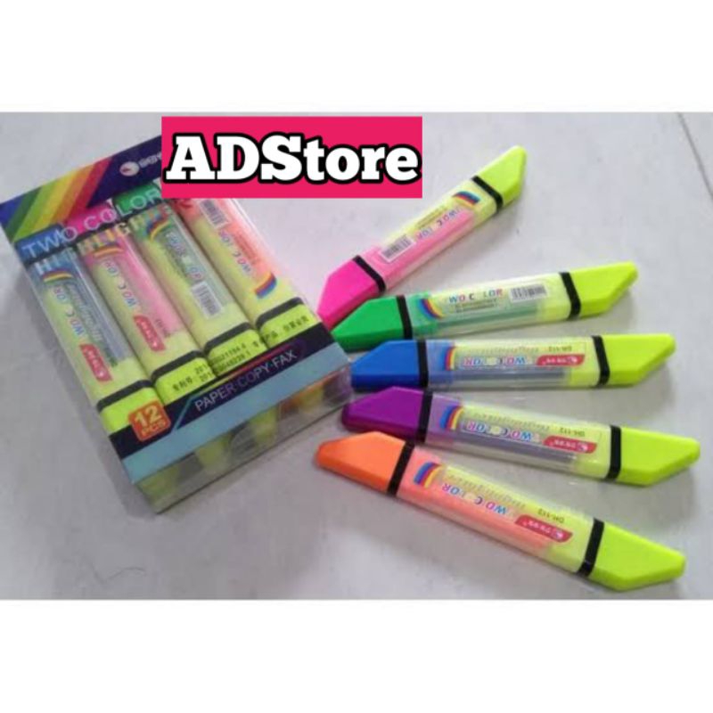 

Stabilo Dua Warna ( Highlighter Two Color ) RANDOM