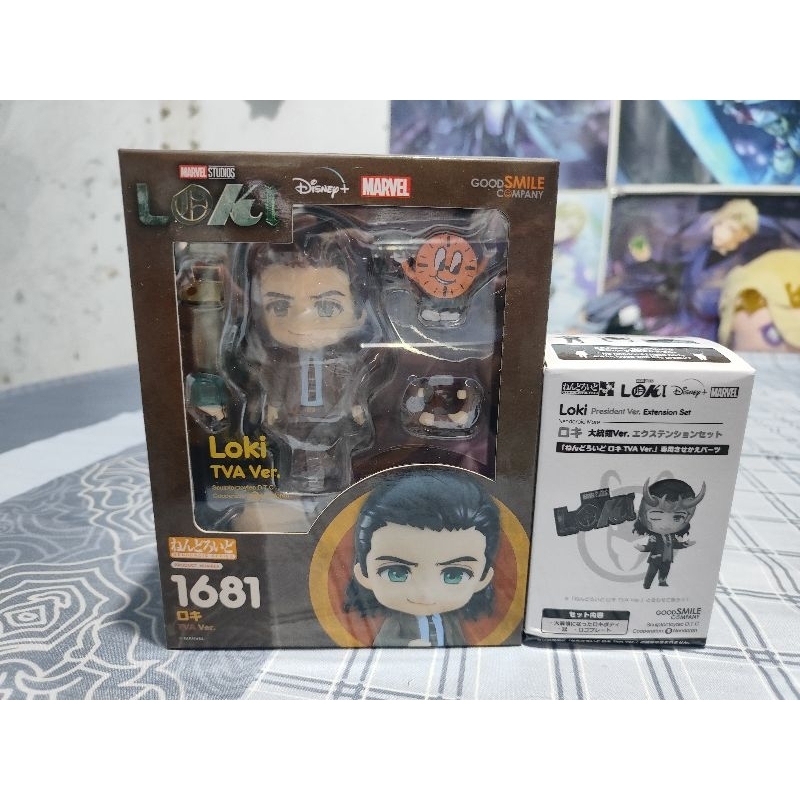 Marvel Nendoroid Loki TVA ver. + President Loki (ORI & MISB)