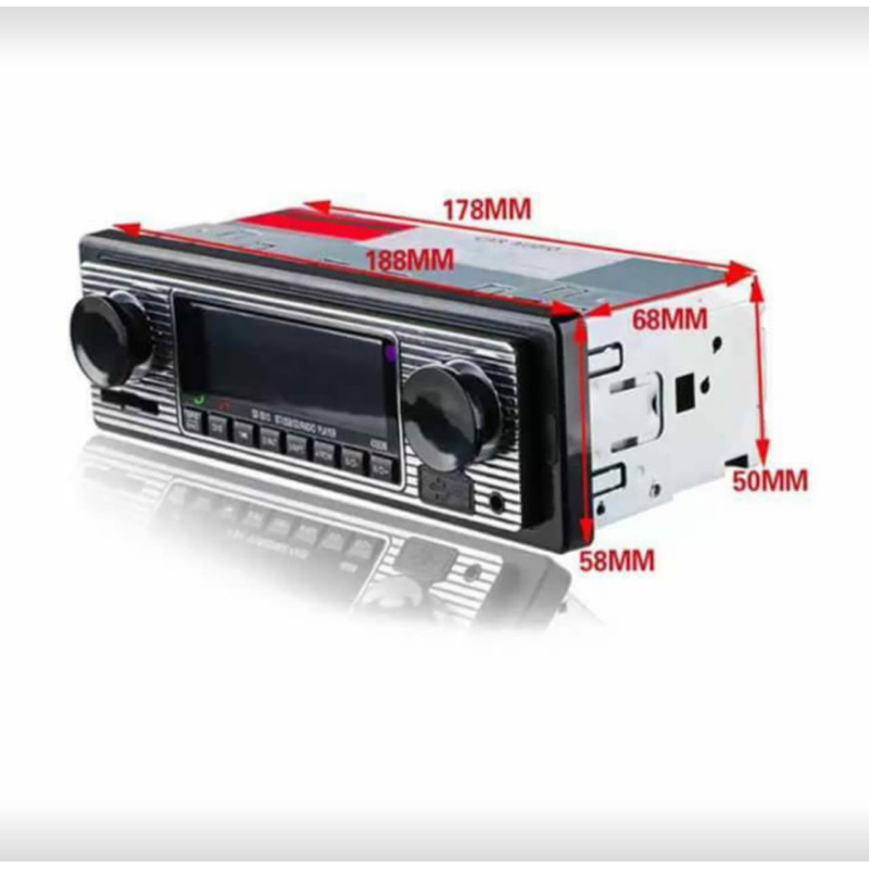 headunit head unit klasik vintage jadul lawas radio mobil Bluetooth
