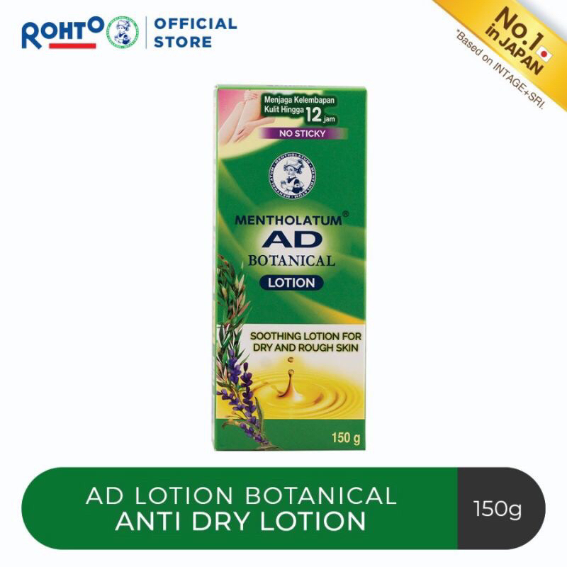 Mentholatum AD Botanical Lotion - Soothing Lotion For Dry And Rough Skin