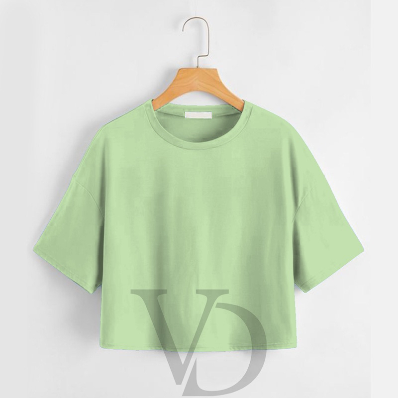 Crop top tshirt / atasan wanita crop / baju crop oversize jumbo / kaos oversize