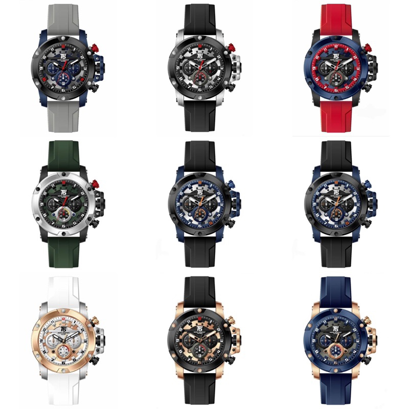 JAM TANGAN PRIA T5 H3913/H 3913 RUBBER ORIGINAL