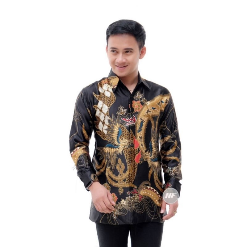 KEMEJA BATIK SEMI SUTRA PRIA TERBARU