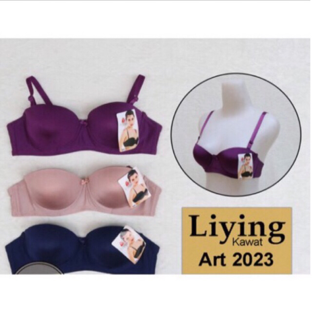 BRA BH KAWAT LIYING HALF CUP / BH WANITA KAWAT CUP SETENGAH ORIGINAL