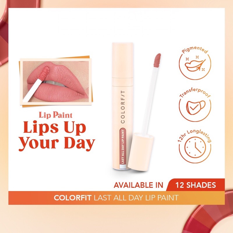 Wardah Colorfit Last All Day Lip Paint