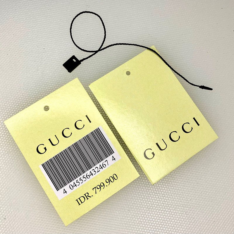 

HANGTAG GUCCI // LABEL GUCCI // HANGTAG