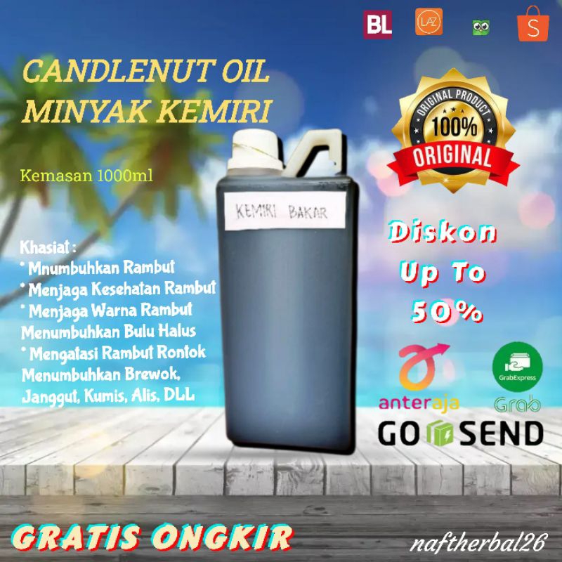 Jual Minyak Kemiri Bakar Original 1 Liter | Shopee Indonesia