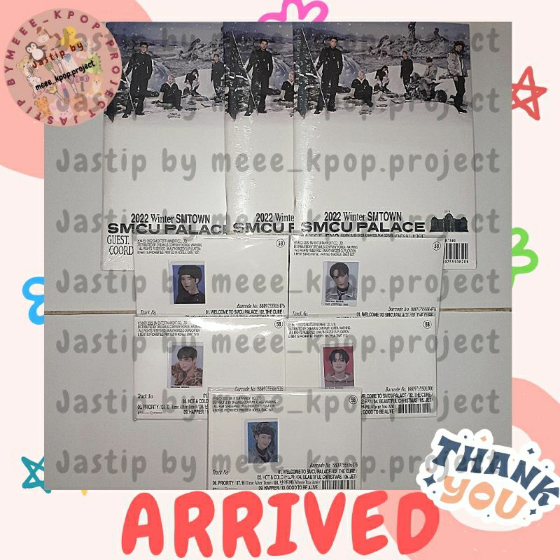 SMCU PALACE EXO NCT DREAM MEMBERSHIP CARD