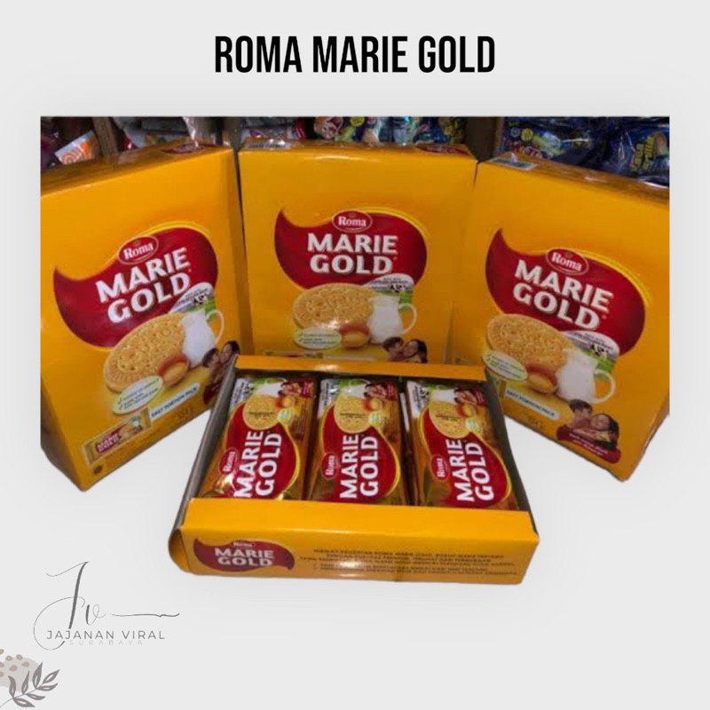 

Roma Marie Gold 1Box Isi 12Pcs @21Gram