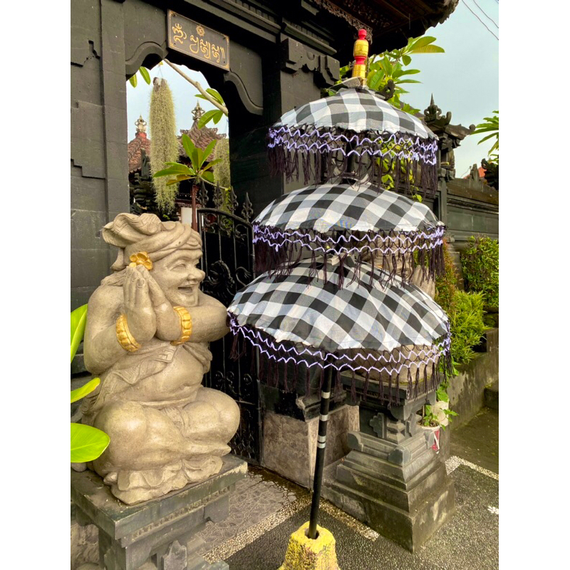 PAYUNG DEKORASI KHAS BALI POLENG SUSUN 3