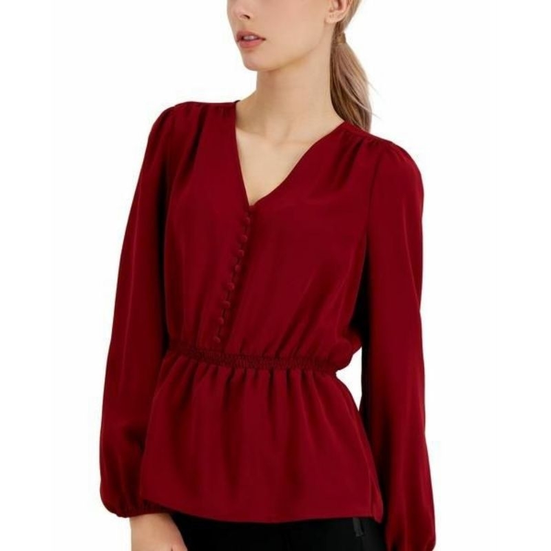 Alfani peplum blouse