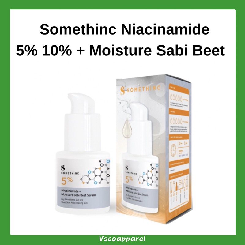 SOMETHINC 5% Niacinamide + Moisture Sabi Beet - Serum Kulit Cerah Maksimal (Pemula)