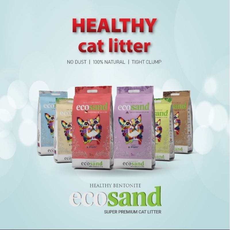 Pasir Kucing ECOSAND Super Premium 10Litter
