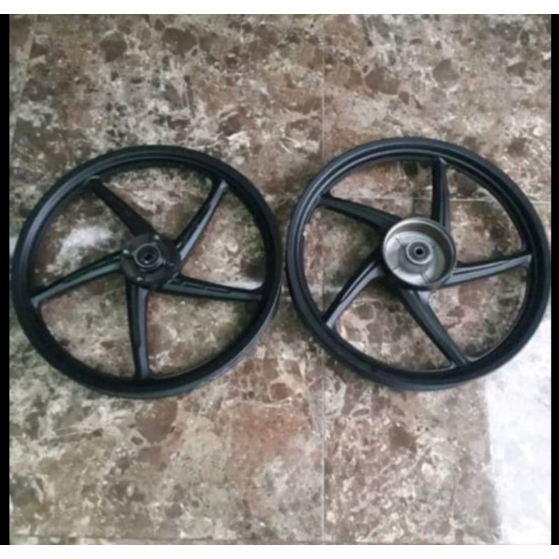 Velg Racing Set Depan Belakang Supra X 125 Kharisma Original Copotan