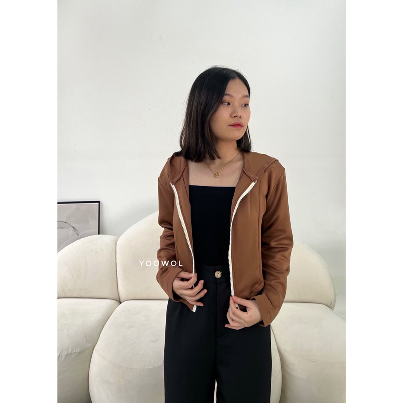 [LAST STOCK] Emma Jacket/ Crop Jacket/Outer Wanita Murah