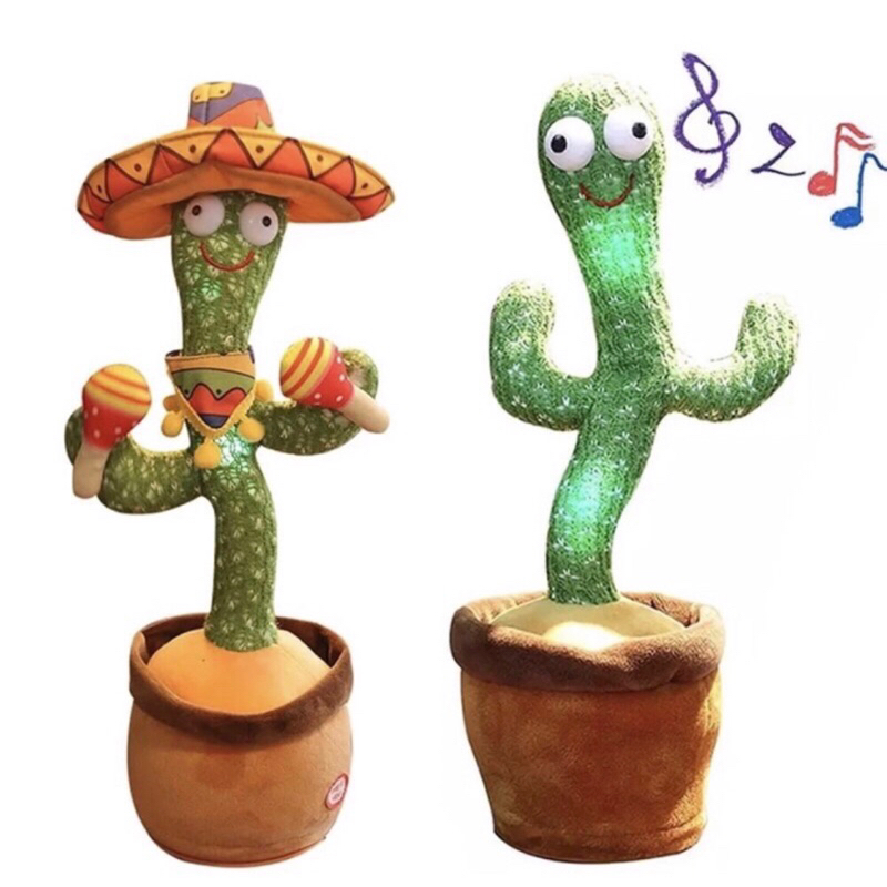 boneka kaktus goyang mainan anak virak kaktus goyang