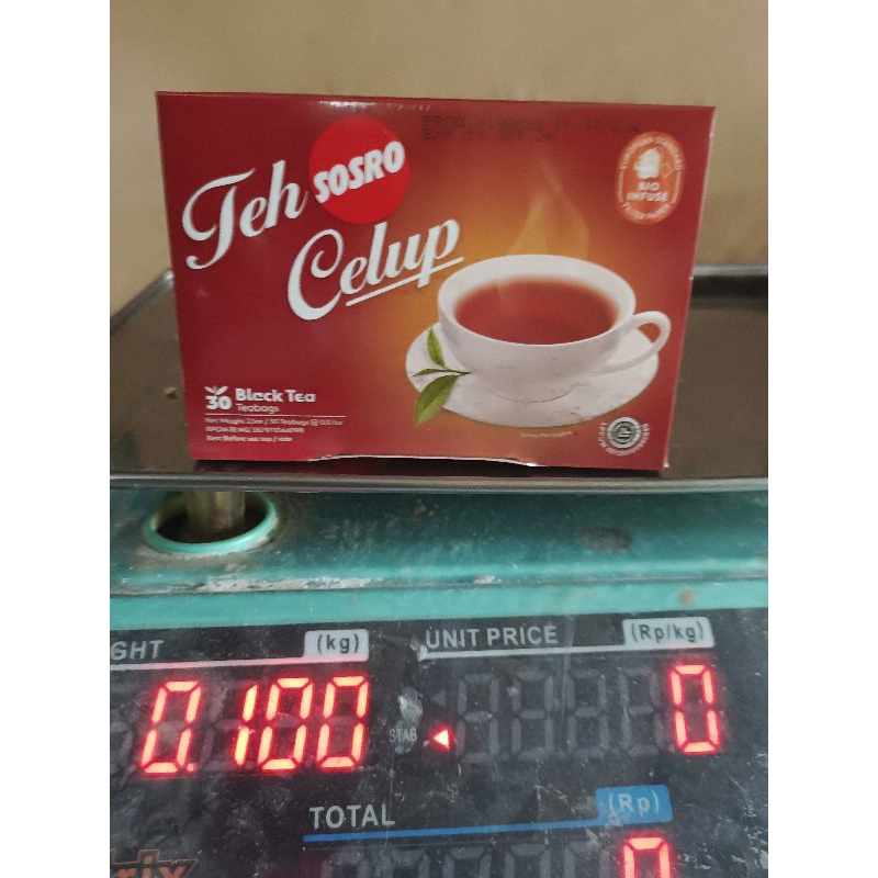 

teh celup sosro baru isi 30