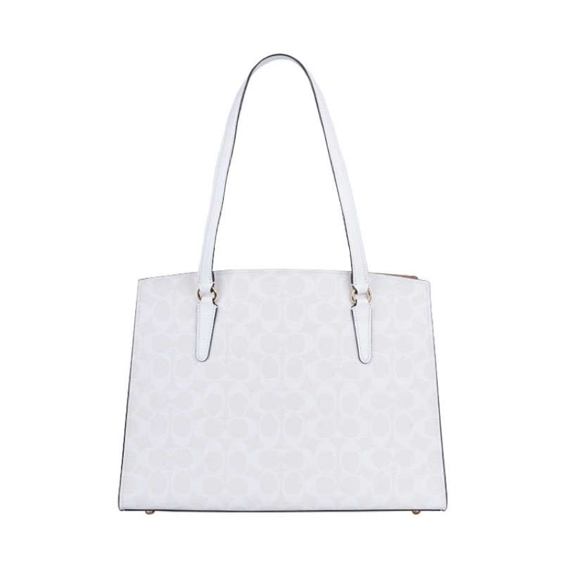 Coach Tatum Caryall  White Signature (C4075)