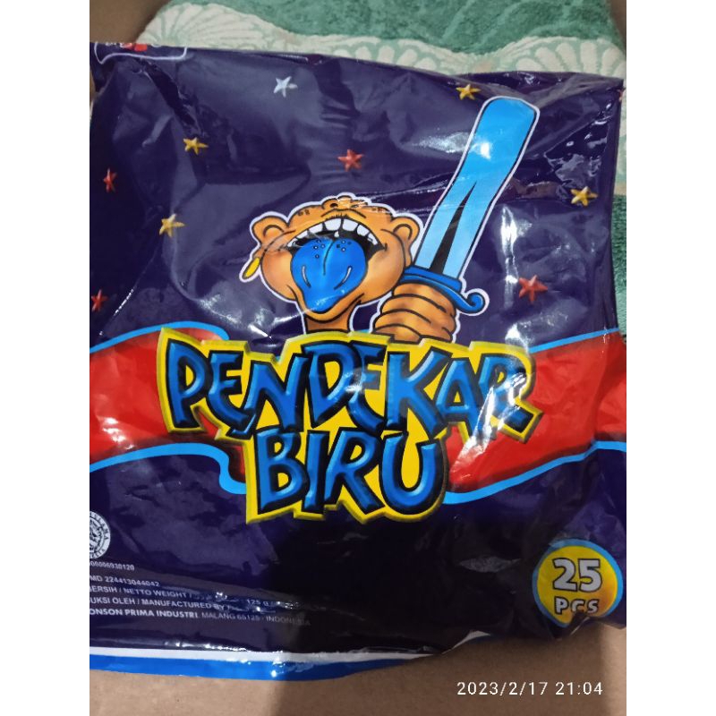 Permen Pendekar biru isi 25 pcs/Sak