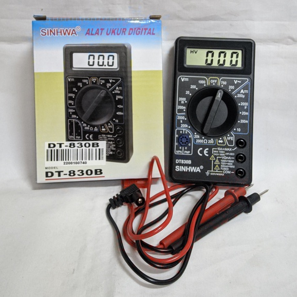 Multitester Digital SINHWA DT-830B Avometer Digital