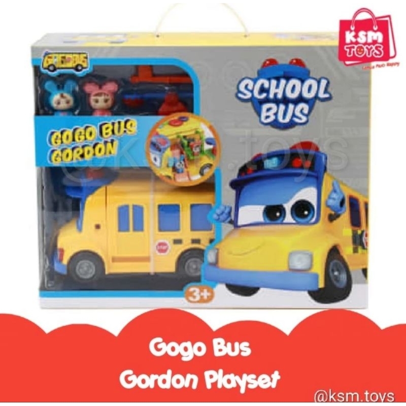 Mainan Gogo Bus Playset Gordon Firy Justin truck original