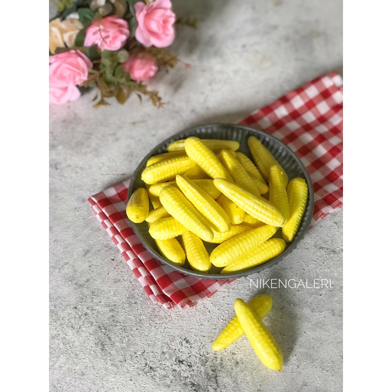 JAGUNG MINI ARTIFICIAL - BUAH MINI ARTIFICIAL - BUAH DEKORASI
