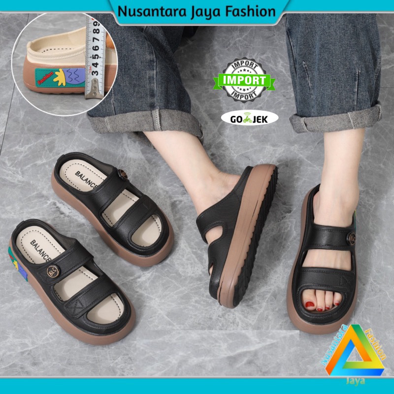 Sandal Wanita Kekinian Ban 2 CUTE 029 Terlaris