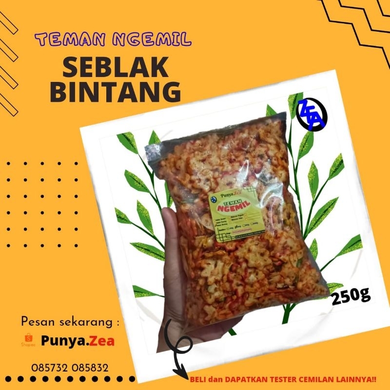 

Seblak Bintang Renyah 250g || GRATIS TESTER