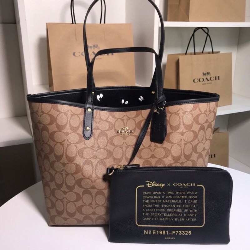 Coach Tote Bag x Disney Reversible