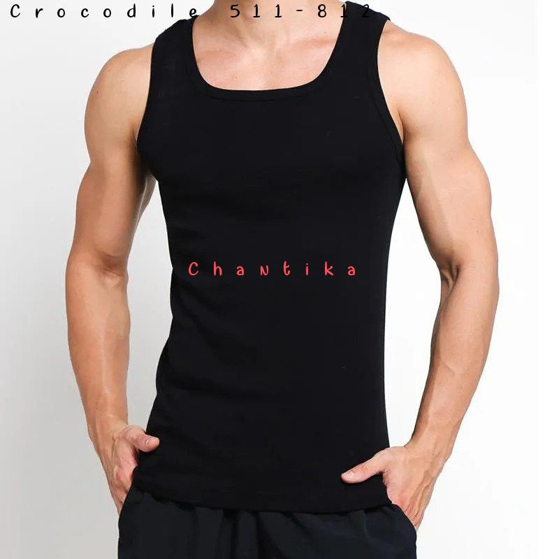 CROCODILE Singlet tanktop pria 511-812 Random Warnanya ( 3pcs in 1pack)