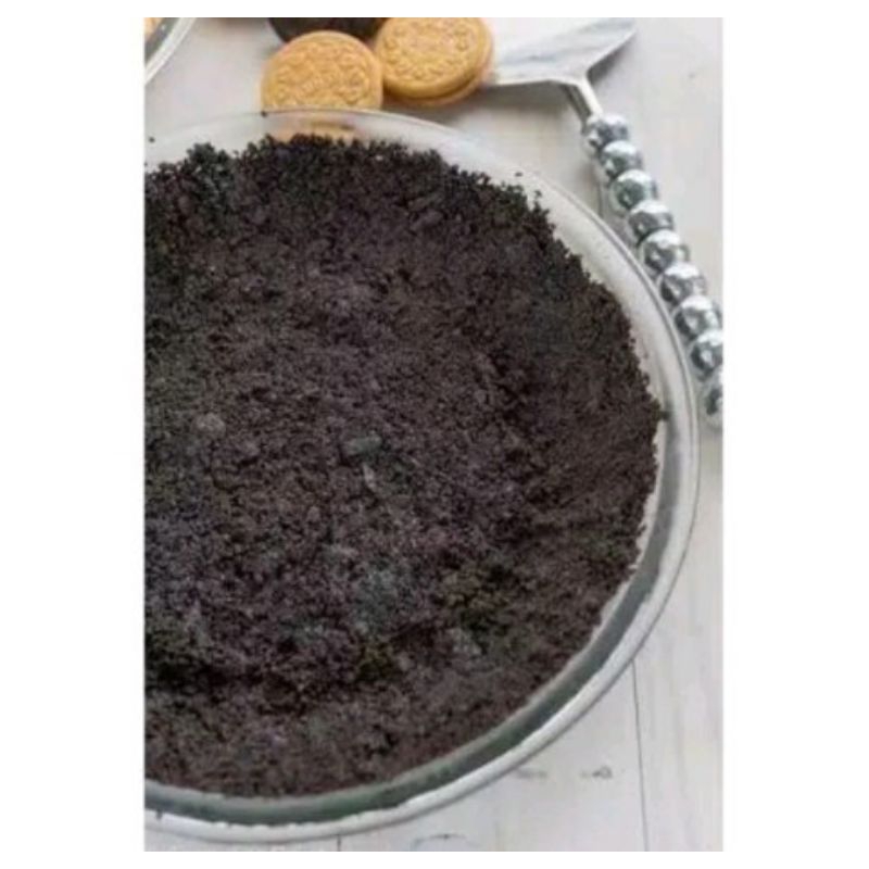 

Bubuk topping/black cookies crumb 500gr repack