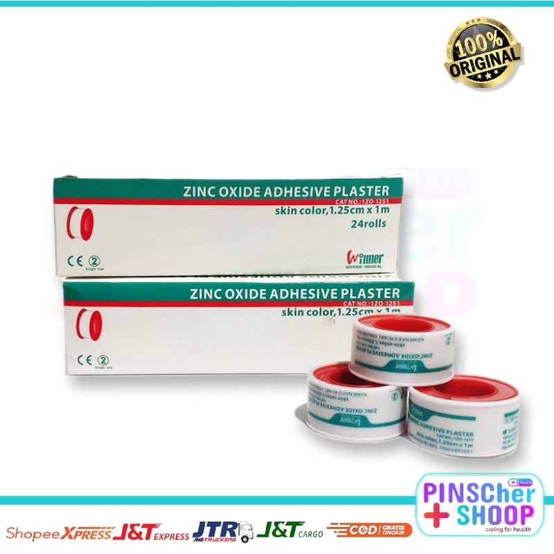 PLESTER ROLL KAIN 1,25 CM x 1 M WINNER SATUAN