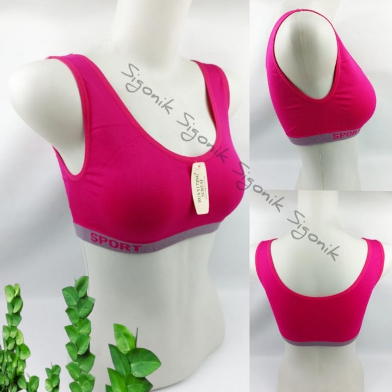Miniset Bra BH Wanita Remaja ABG Dewasa Kurus L fit XL Allsize Free Size Sport Rajut Seamless Cewek Perempuan Huayiting Screat MINI SET Undies Dalaman Cantik Polos Import Sigonik