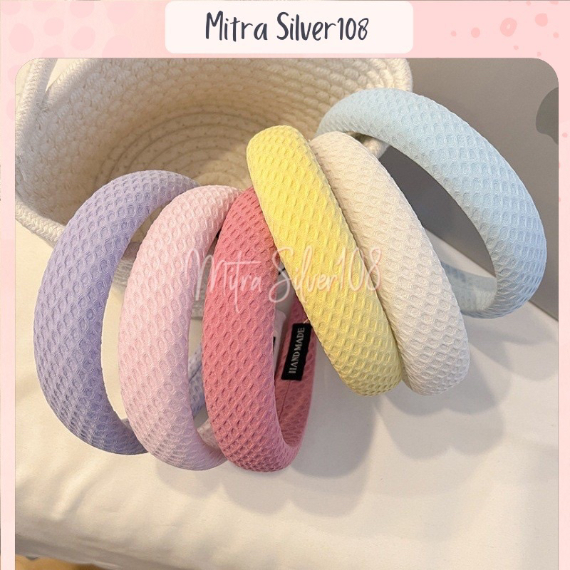 BANDO POLOS MODEL LEBAR ALA KOREA / KOREAN HEADBAND / BANDO WARNA NETRAL / BANDO WANITA DEWASA FASHI