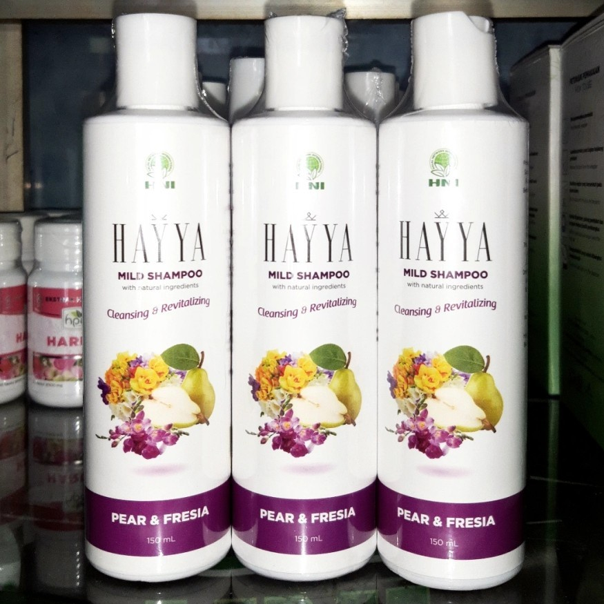 Hayya Shampo Pear & Fresia Herbal HNI HPAI
