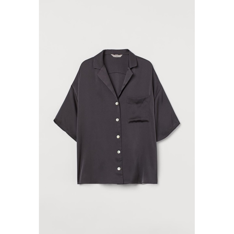 Hm satin shirt blouse