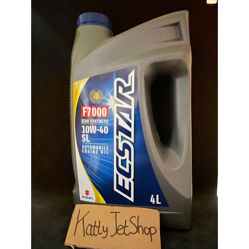Oli mesin ecstar F7000 semi synthetic 10w40 10w 40 suzuki original 4l