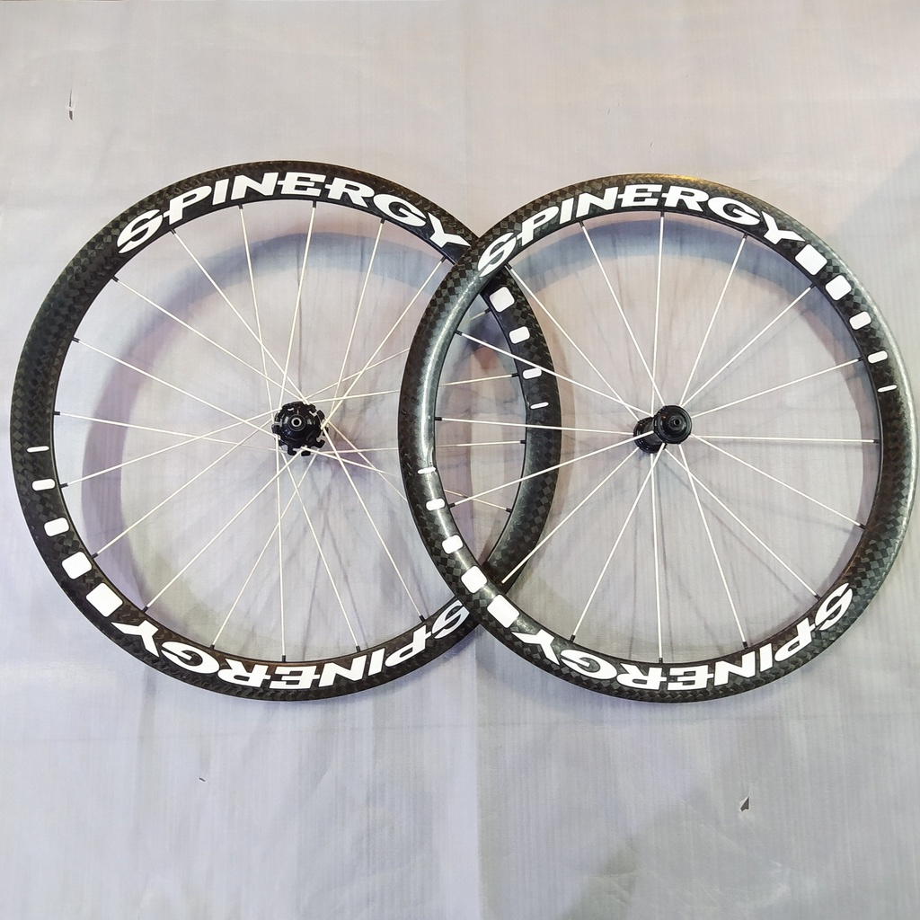Wheelset Sepeda Spinergy Stealth Road 700c Carbon Original