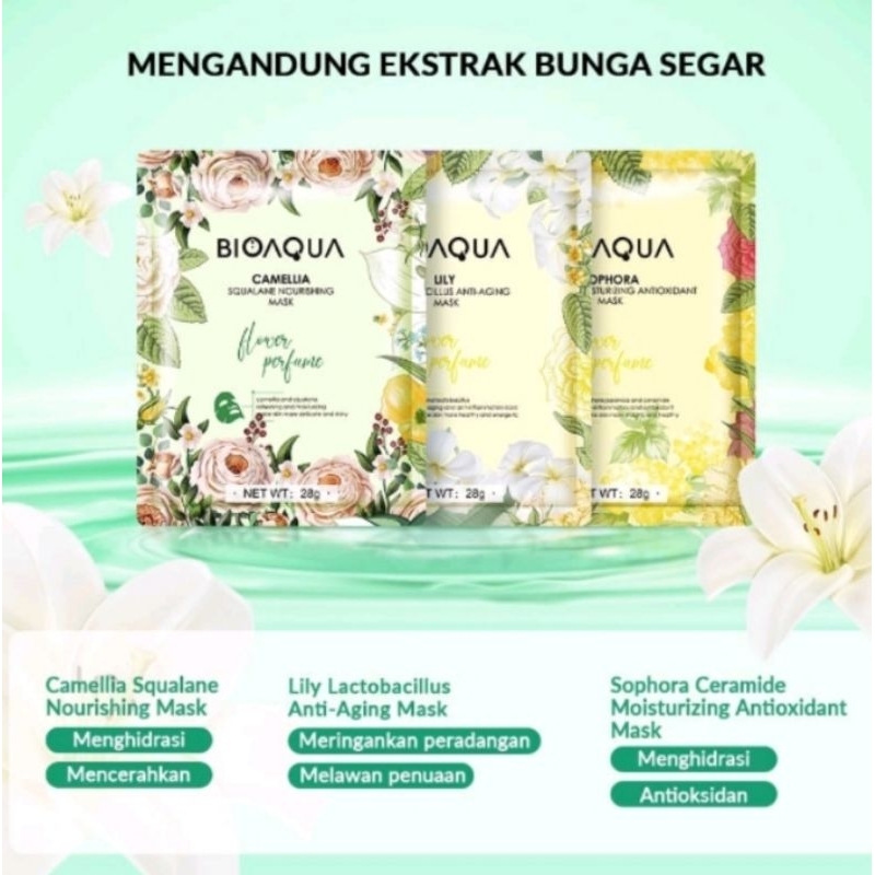 BIOAQUA Sheet mask Flower 28gr