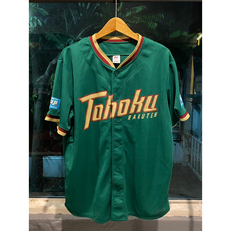 Kaos majestic jersey MLB NFL Tohoku authentic second bekas