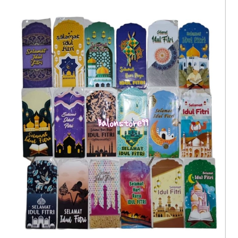 

Amplop / Ampau Lebaran Idul Fitri Ukuran L (1pack isi 8pc)