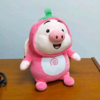Boneka Soft Pig Kostum size 38cm/15"/boneka animal soft/boneka babi/kado boneka lucu