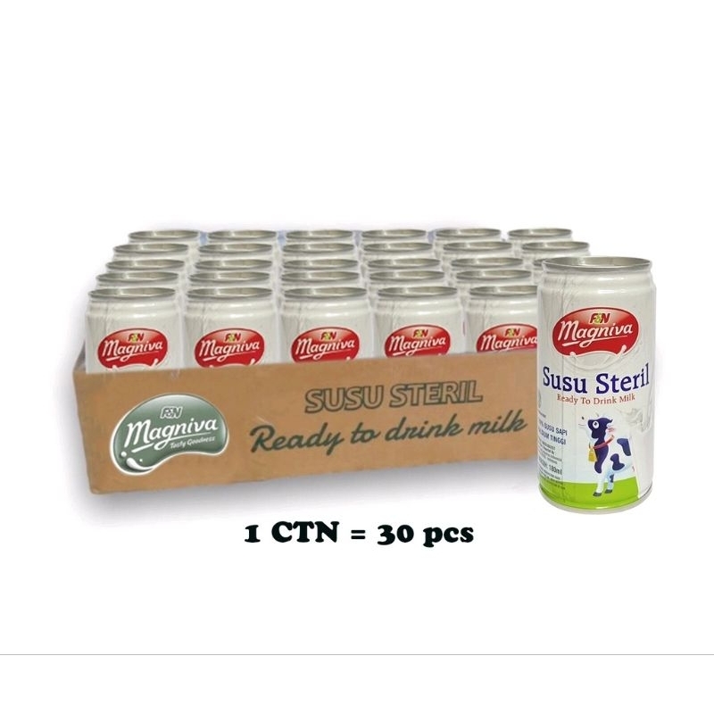 

F&N Magniva Susu Steril 180ml x 30pcs 1 dus