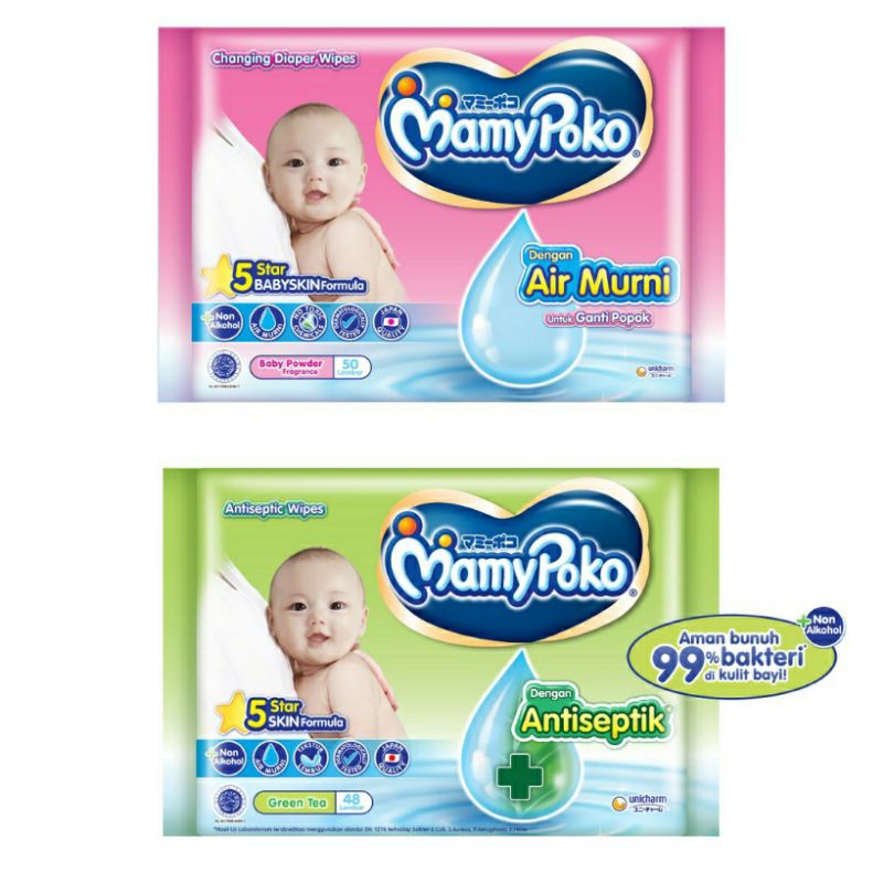 Tisu Basah Mamypoko Wipes