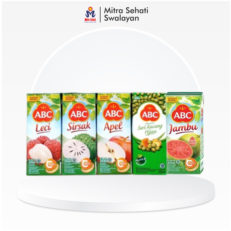 

ABC SARI KACANG HIJAU & JUICE 250ml - Mitra Sehati Swalayan