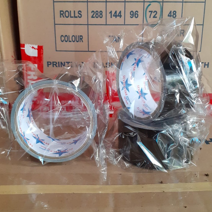 LAKBAN JILID / LAKBAN KAIN / CLOTH TAPE / LAKBAN HITAM UKURAN 36mm HARGA GROSIR